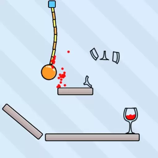 Rope Cut: Smash the Cups